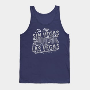 Sin City Las Vegas Nevada Tank Top